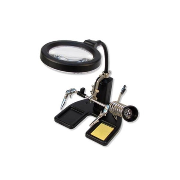 Pro Series Pro Series CP-50 6-in-1 LED Lighted 2x-4x Magnifier Lamp with Assistant Stand CP-50